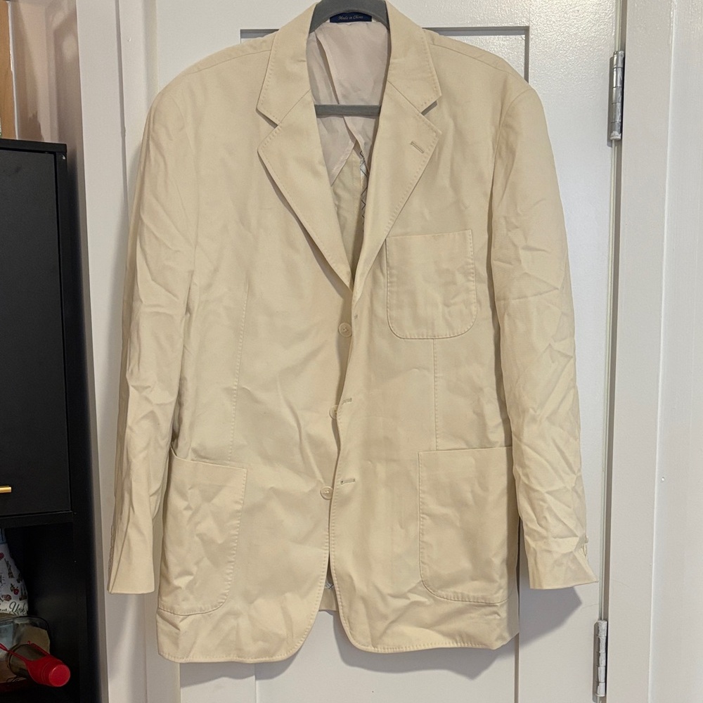 Men's Cream Blazer